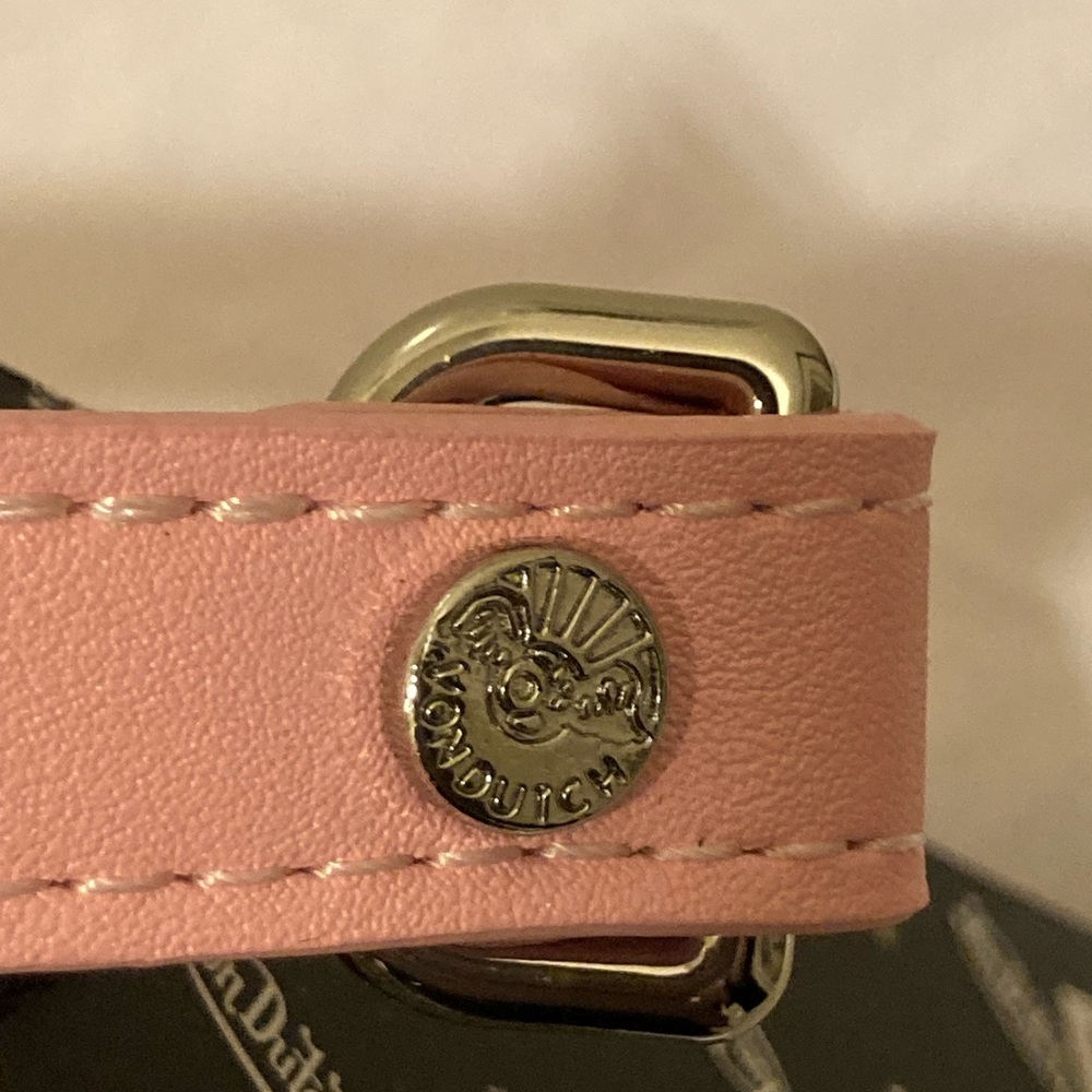 Von Dutch Vegan Pony Hair Pink Cow Print Shoulder Bag W/Charms - Picture 4 of 11